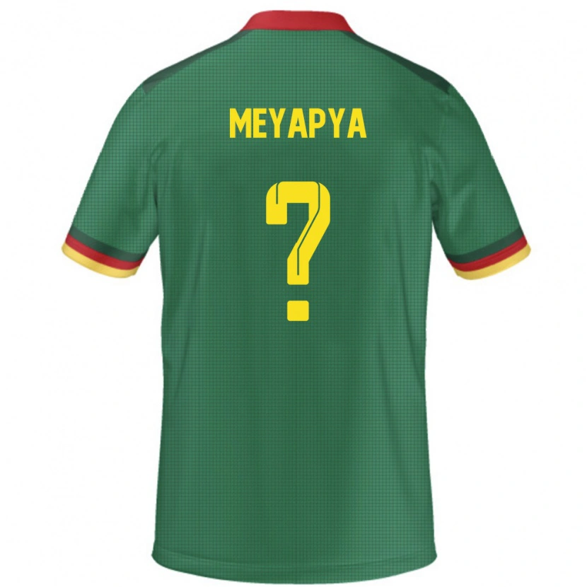 Danxen Mænd Cameroun Blondon Meyapya #0 Grøn Hjemmebane Spillertrøjer 24-26 Trøje T-Shirt