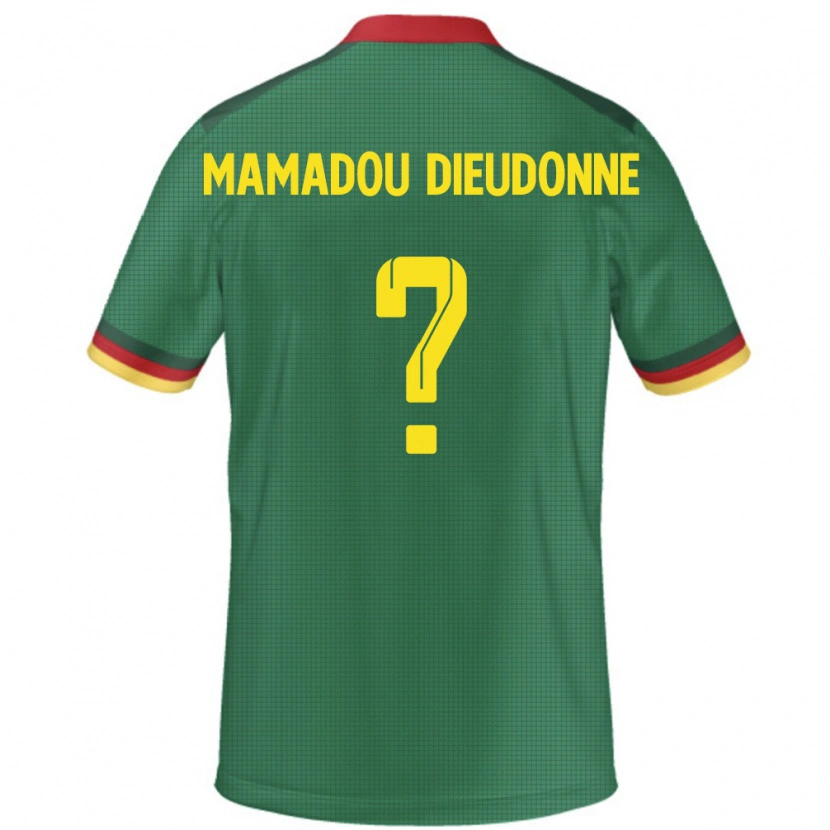 Danxen Mænd Cameroun Malik Mamadou Dieudonne #0 Grøn Hjemmebane Spillertrøjer 24-26 Trøje T-Shirt