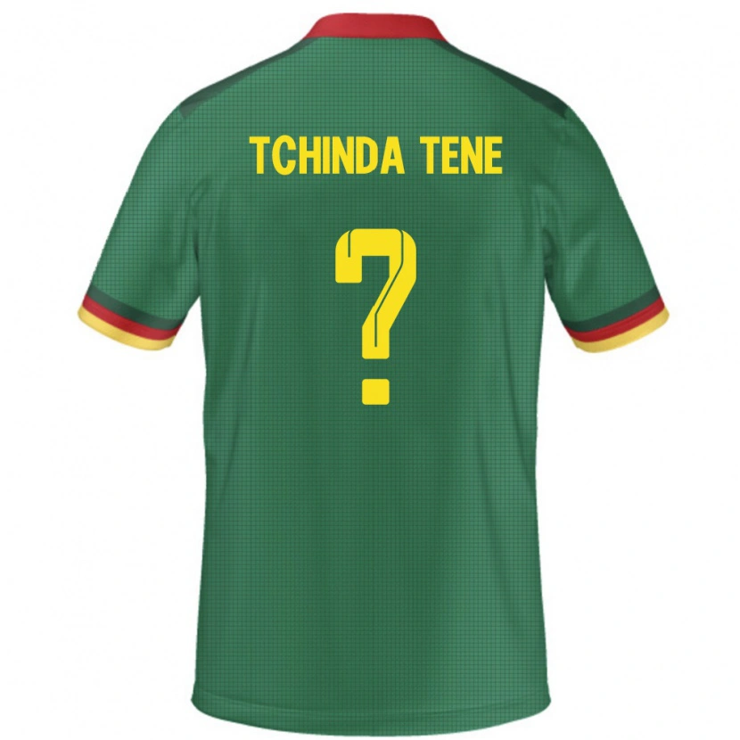 Danxen Mænd Cameroun Joseph Tchinda Tene #0 Grøn Hjemmebane Spillertrøjer 24-26 Trøje T-Shirt