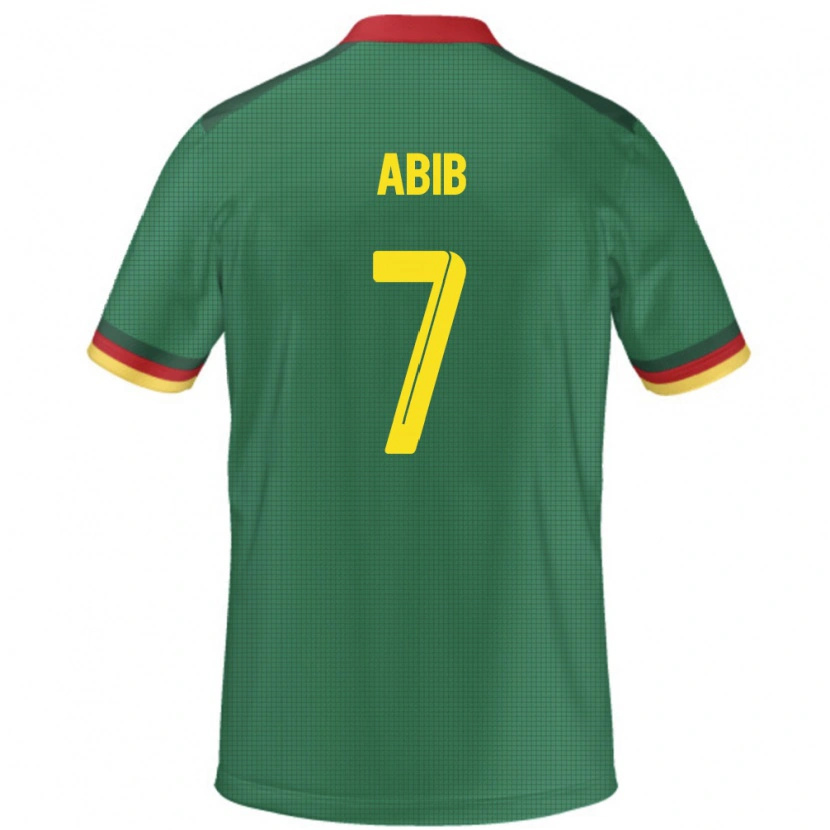 Danxen Mænd Cameroun Tize Abib #7 Grøn Hjemmebane Spillertrøjer 24-26 Trøje T-Shirt