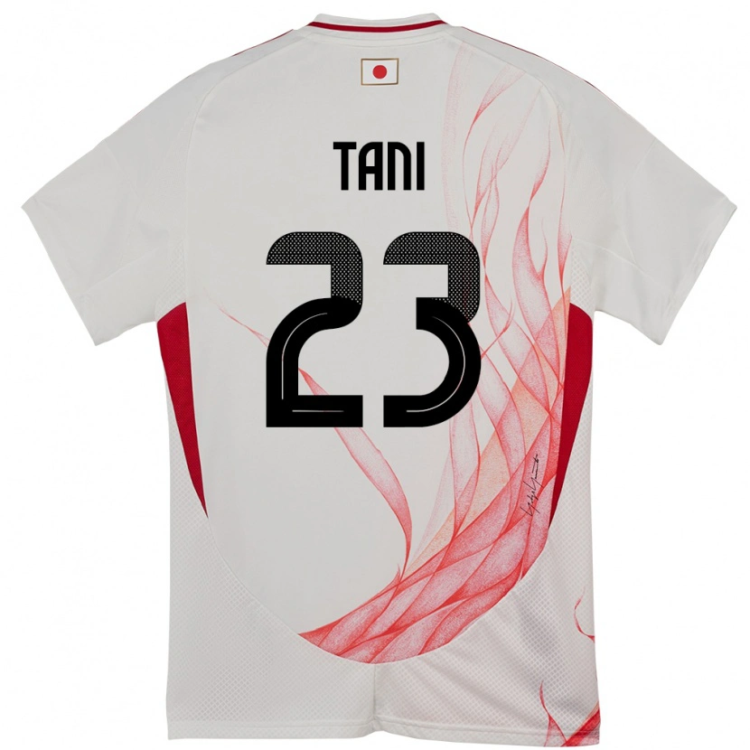 Danxen Mænd Japan Kosei Tani #23 Hvid Udebane Spillertrøjer 24-26 Trøje T-Shirt