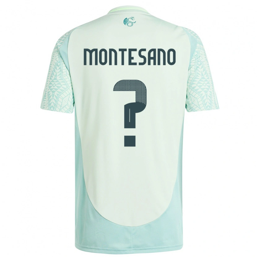 Danxen Mænd Mexico Jesús Montesano #0 Linen Grøn Udebane Spillertrøjer 24-26 Trøje T-Shirt