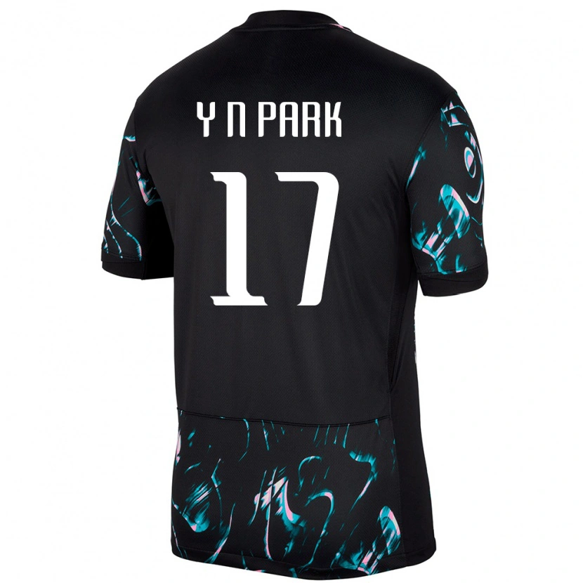 Danxen Mænd Sydkorea Park Ye Na #17 Sort Udebane Spillertrøjer 24-26 Trøje T-Shirt