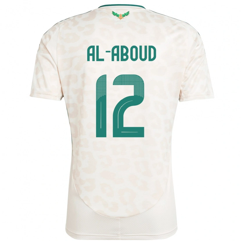 Danxen Mænd Saudi-Arabien Mehdi Al-Aboud #12 Hvid Udebane Spillertrøjer 24-26 Trøje T-Shirt