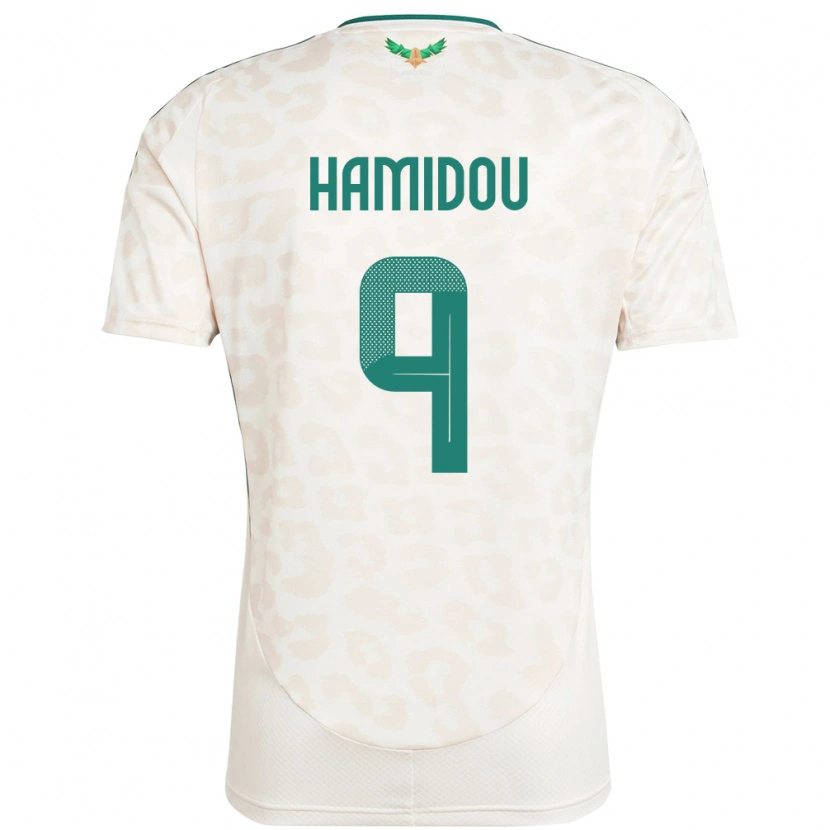 Danxen Mænd Saudi-Arabien Rayane Hamidou #9 Hvid Udebane Spillertrøjer 24-26 Trøje T-Shirt