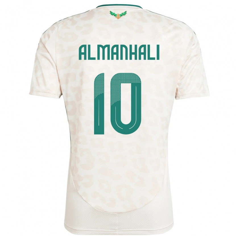 Danxen Mænd Saudi-Arabien Suwailem Almanhali #10 Hvid Udebane Spillertrøjer 24-26 Trøje T-Shirt