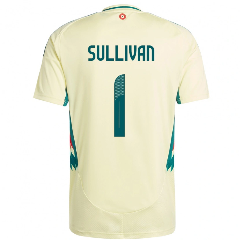 Danxen Mænd Wales Laura O Sullivan #1 Beige Gul Udebane Spillertrøjer 24-26 Trøje T-Shirt