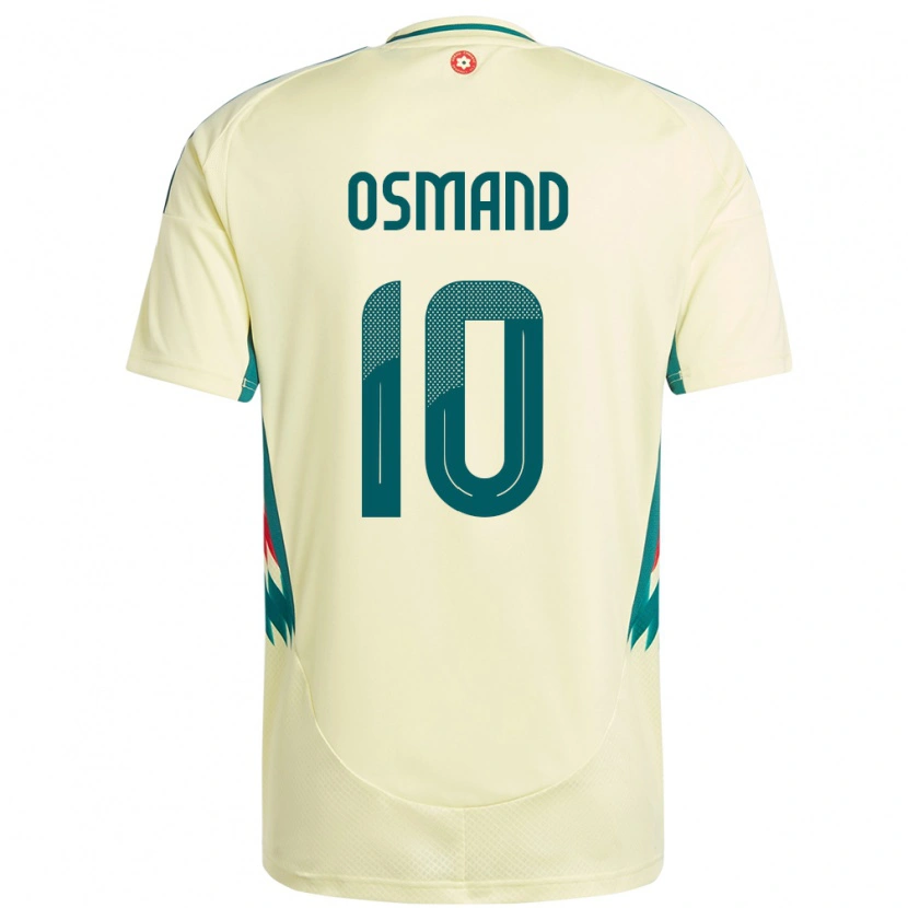 Danxen Mænd Wales Callum Osmand #10 Beige Gul Udebane Spillertrøjer 24-26 Trøje T-Shirt