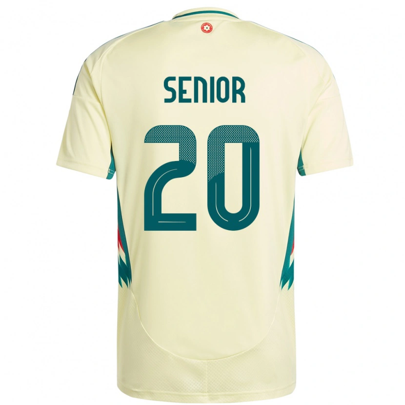 Danxen Mænd Wales Matt Senior #20 Beige Gul Udebane Spillertrøjer 24-26 Trøje T-Shirt