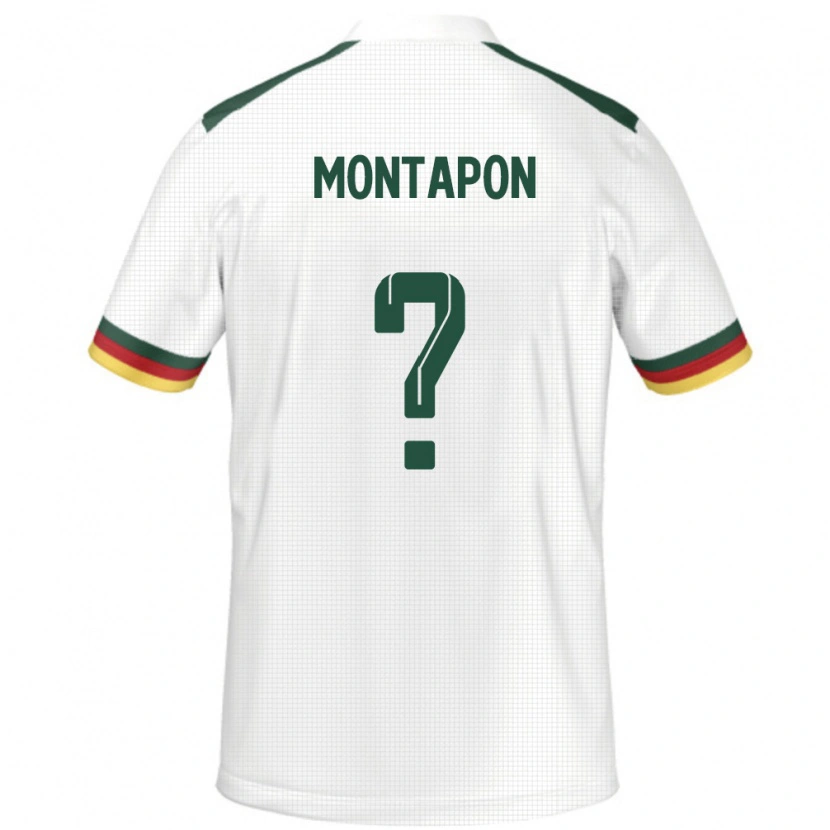 Danxen Mænd Cameroun Fadil Montapon #0 Hvid Udebane Spillertrøjer 24-26 Trøje T-Shirt