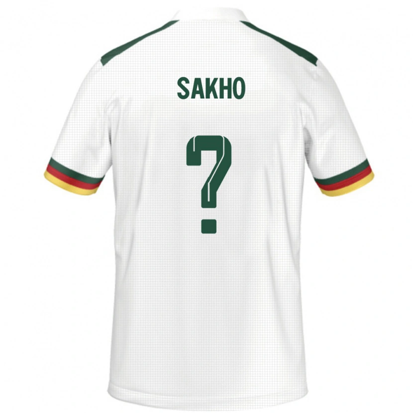 Danxen Mænd Cameroun Tyrone Sakho #0 Hvid Udebane Spillertrøjer 24-26 Trøje T-Shirt