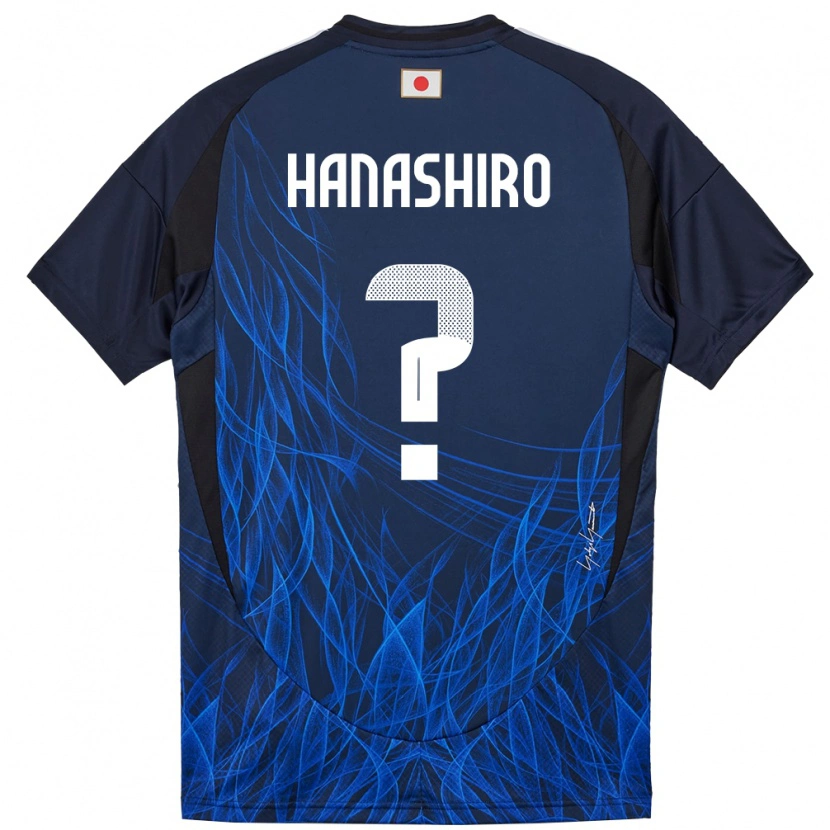 Danxen Kvinder Japan Rinto Hanashiro #0 Mørkeblå Hjemmebane Spillertrøjer 24-26 Trøje T-Shirt