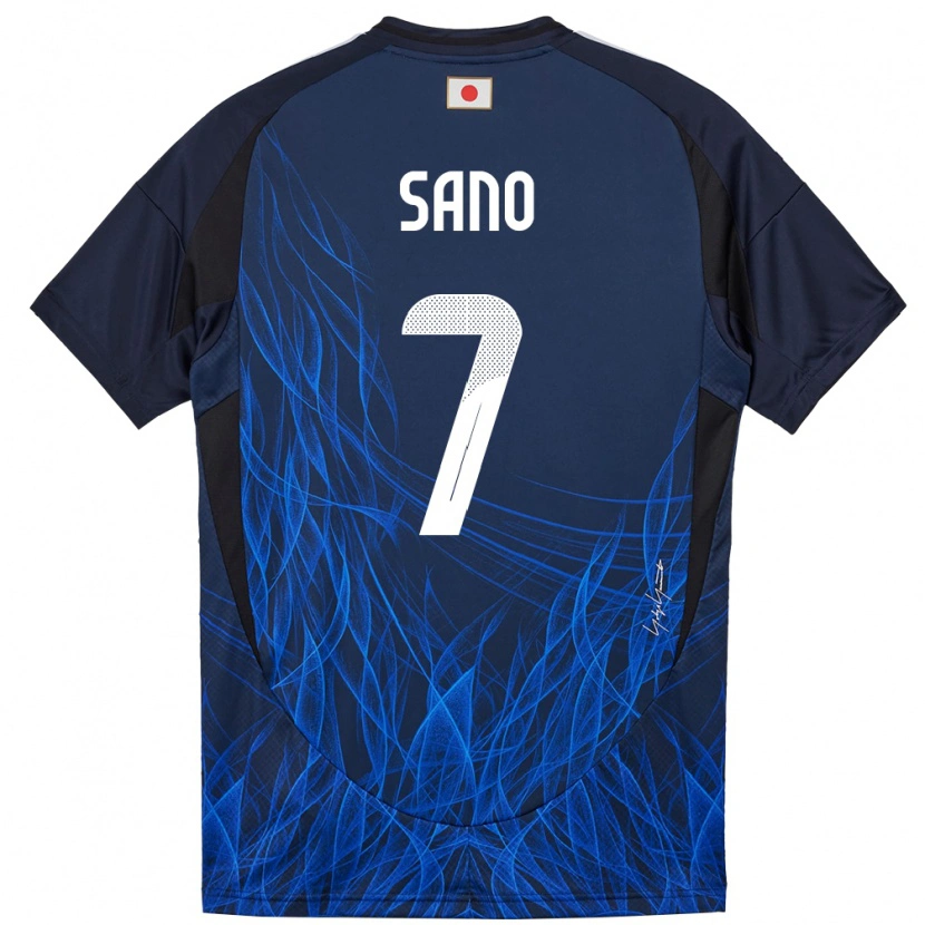 Danxen Kvinder Japan Kodai Sano #7 Mørkeblå Hjemmebane Spillertrøjer 24-26 Trøje T-Shirt