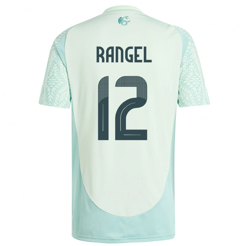 Danxen Kvinder Mexico Raúl Rangel #12 Linen Grøn Udebane Spillertrøjer 24-26 Trøje T-Shirt