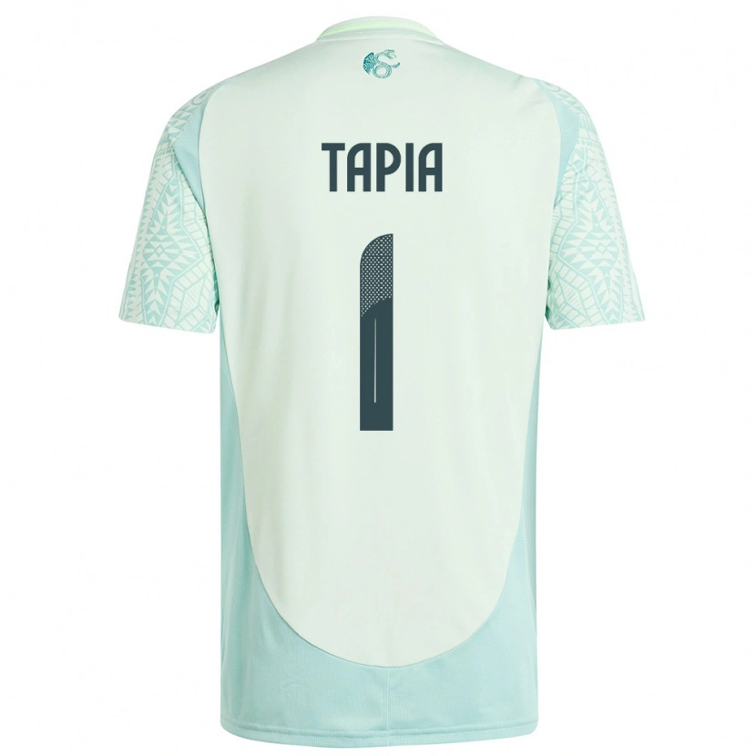 Danxen Kvinder Mexico Fernando Tapia #1 Linen Grøn Udebane Spillertrøjer 24-26 Trøje T-Shirt