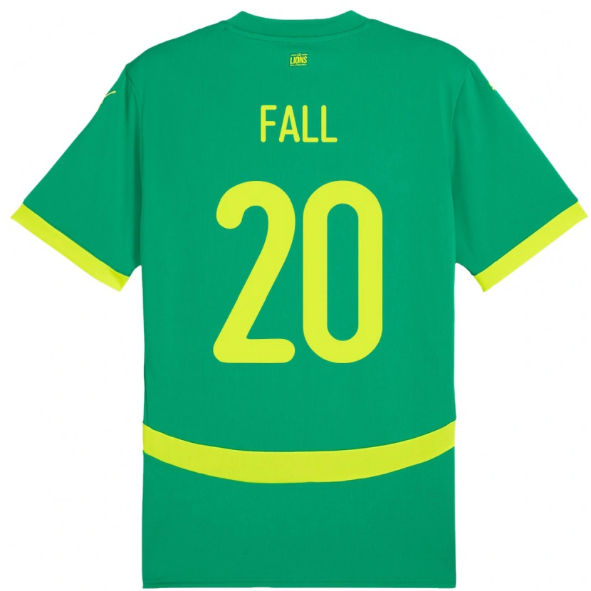 Danxen Kvinder Senegal Korka Fall #20 Grøn Udebane Spillertrøjer 24-26 Trøje T-Shirt