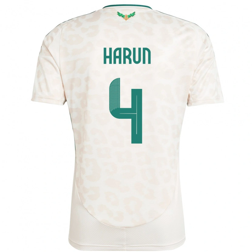 Danxen Kvinder Saudi-Arabien Saud Harun #4 Hvid Udebane Spillertrøjer 24-26 Trøje T-Shirt