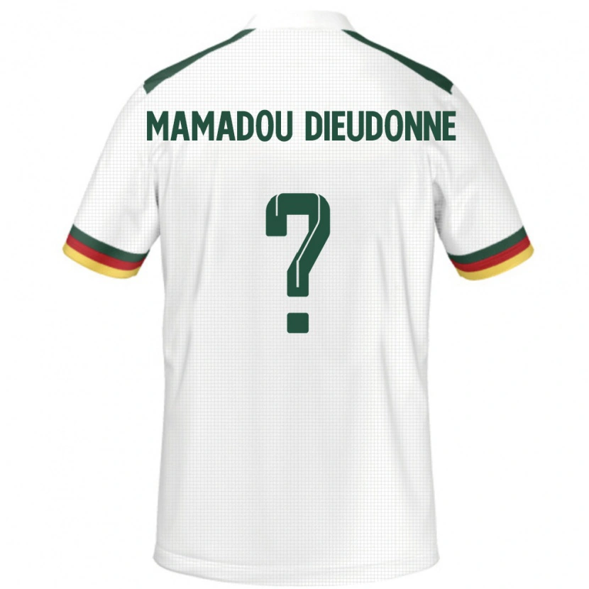 Danxen Kvinder Cameroun Malik Mamadou Dieudonne #0 Hvid Udebane Spillertrøjer 24-26 Trøje T-Shirt