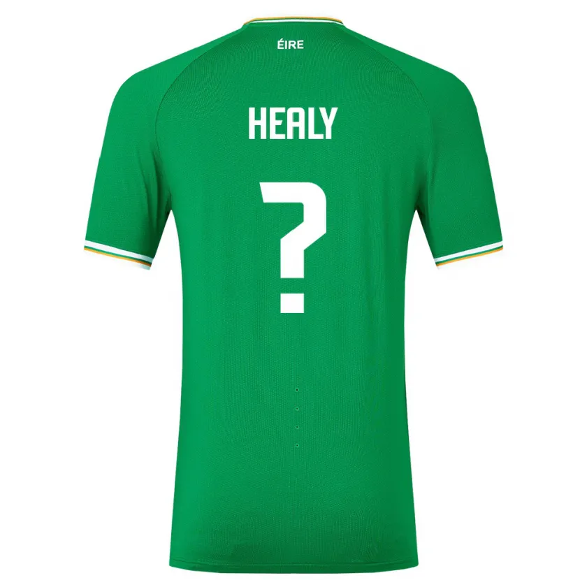 Danxen Børn Irland Matthew Healy #0 Grøn Hjemmebane Spillertrøjer 24-26 Trøje T-Shirt