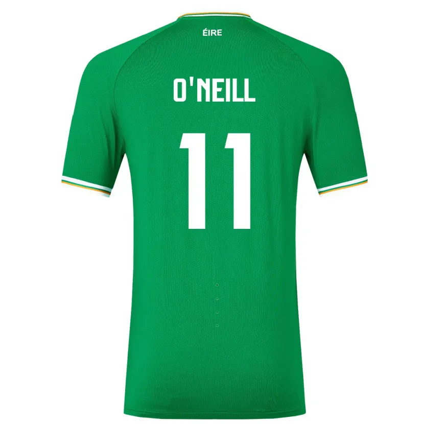 Danxen Børn Irland Ollie O'neill #11 Grøn Hjemmebane Spillertrøjer 24-26 Trøje T-Shirt