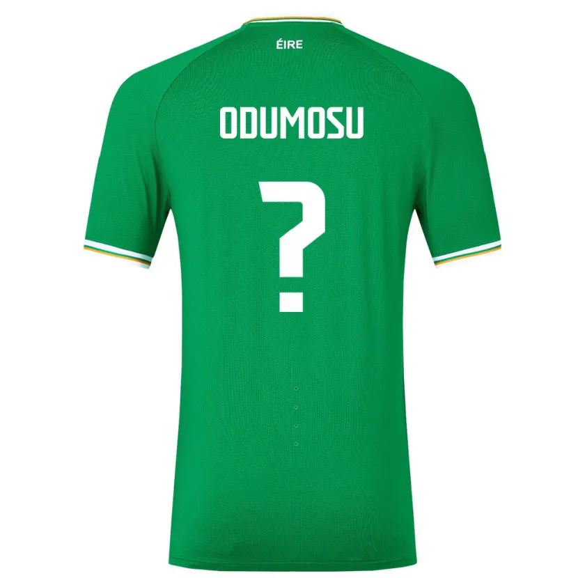 Danxen Børn Irland David Odumosu #0 Grøn Hjemmebane Spillertrøjer 24-26 Trøje T-Shirt