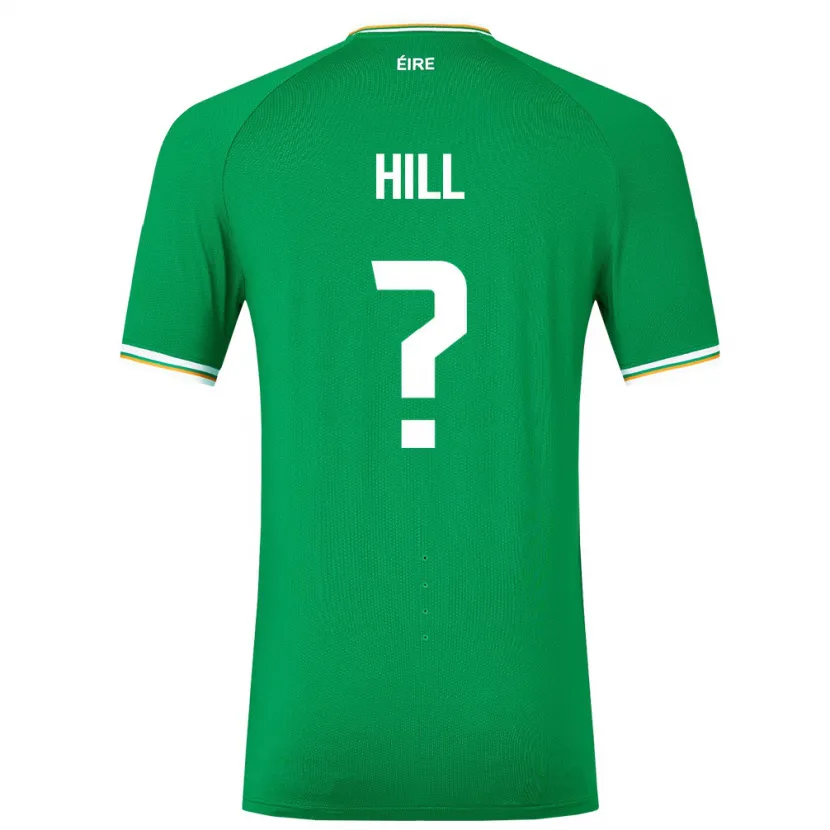 Danxen Børn Irland Tom Hill #0 Grøn Hjemmebane Spillertrøjer 24-26 Trøje T-Shirt