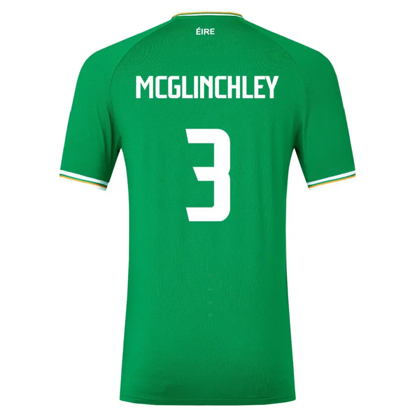 Danxen Børn Irland Harry Mcglinchley #3 Grøn Hjemmebane Spillertrøjer 24-26 Trøje T-Shirt