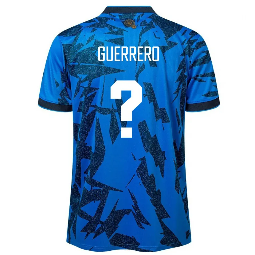 Danxen Børn El Salvador Alexander Guerrero #0 Blå Hjemmebane Spillertrøjer 24-26 Trøje T-Shirt