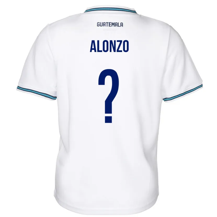 Danxen Børn Guatemala Anya Alonzo #0 Hvid Hjemmebane Spillertrøjer 24-26 Trøje T-Shirt