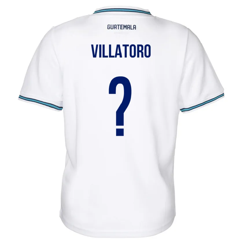 Danxen Børn Guatemala Grace Villatoro #0 Hvid Hjemmebane Spillertrøjer 24-26 Trøje T-Shirt