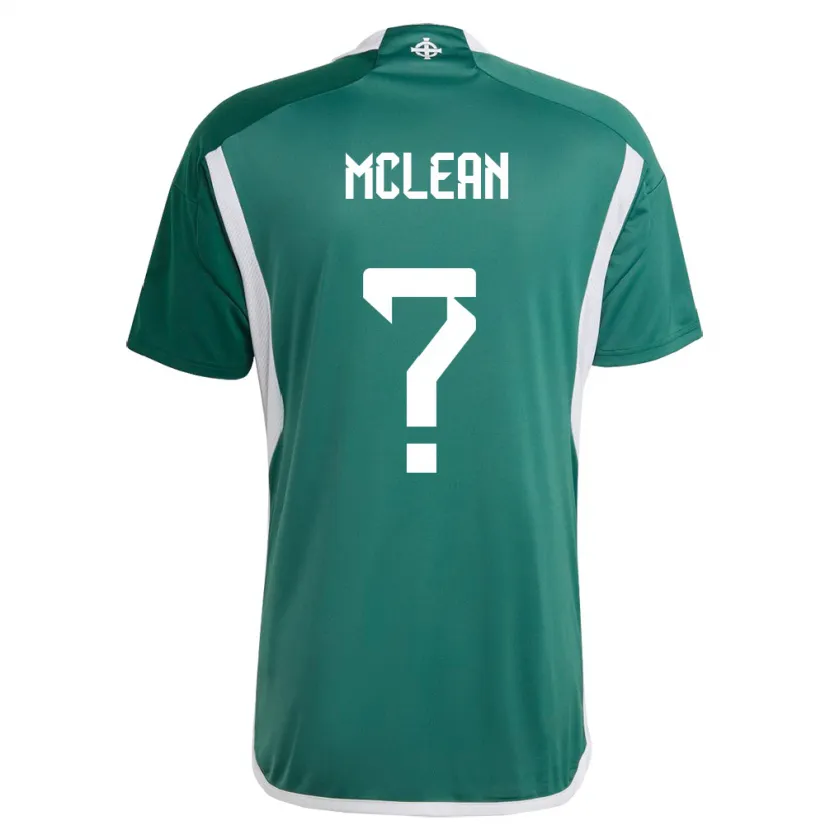 Danxen Børn Nordirland Kai Mclean #0 Grøn Hjemmebane Spillertrøjer 24-26 Trøje T-Shirt