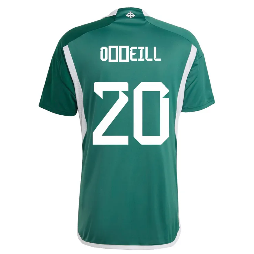 Danxen Børn Nordirland Ceadach O’neill #20 Grøn Hjemmebane Spillertrøjer 24-26 Trøje T-Shirt