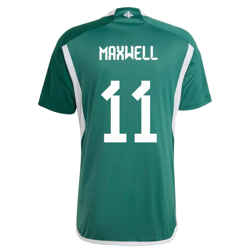 Danxen Børn Nordirland Danielle Maxwell #11 Grøn Hjemmebane Spillertrøjer 24-26 Trøje T-Shirt