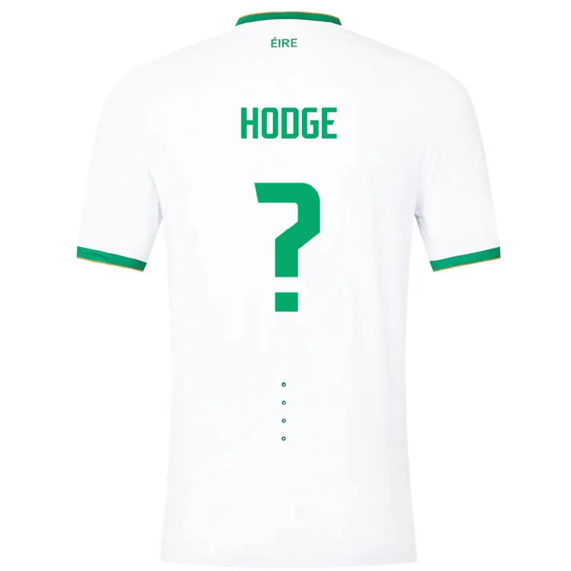 Danxen Børn Irland Joe Hodge #0 Hvid Udebane Spillertrøjer 24-26 Trøje T-Shirt