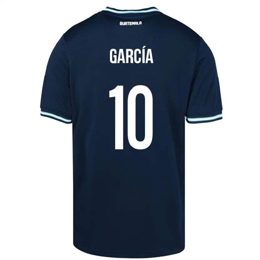 Danxen Børn Guatemala Gabriel García #10 Blå Udebane Spillertrøjer 24-26 Trøje T-Shirt