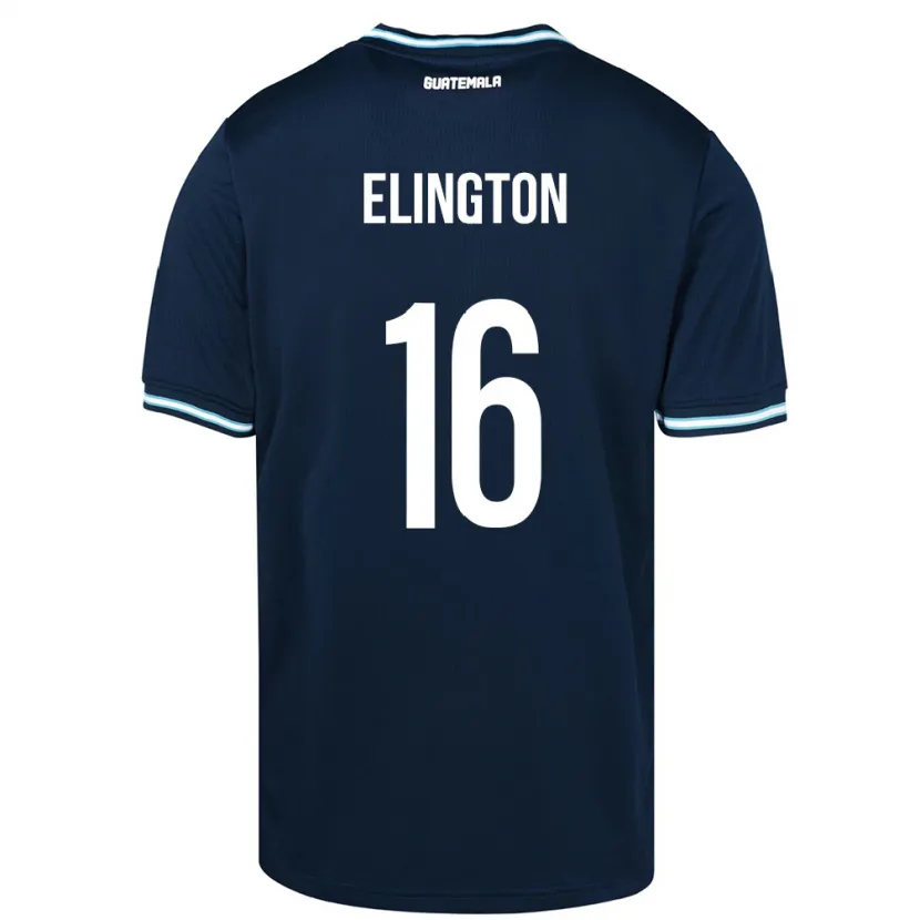 Danxen Børn Guatemala Elvi Elington #16 Blå Udebane Spillertrøjer 24-26 Trøje T-Shirt