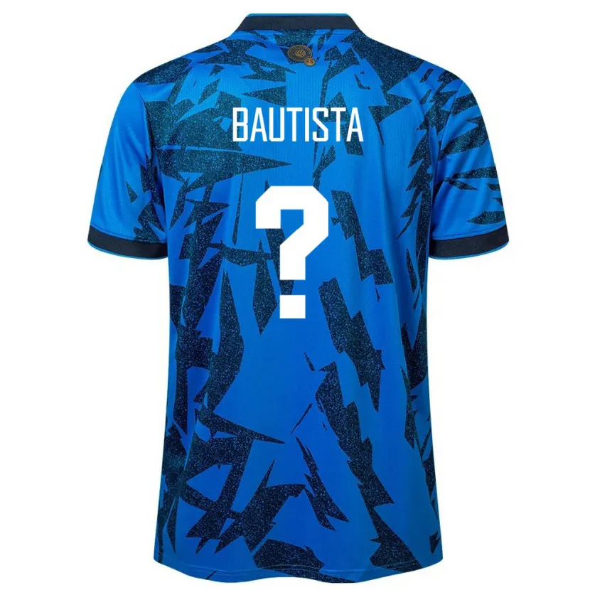 Danxen Mænd El Salvador Ezequiel Bautista #0 Blå Hjemmebane Spillertrøjer 24-26 Trøje T-Shirt