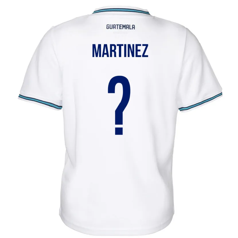 Danxen Mænd Guatemala José Carlos Martinez #0 Hvid Hjemmebane Spillertrøjer 24-26 Trøje T-Shirt