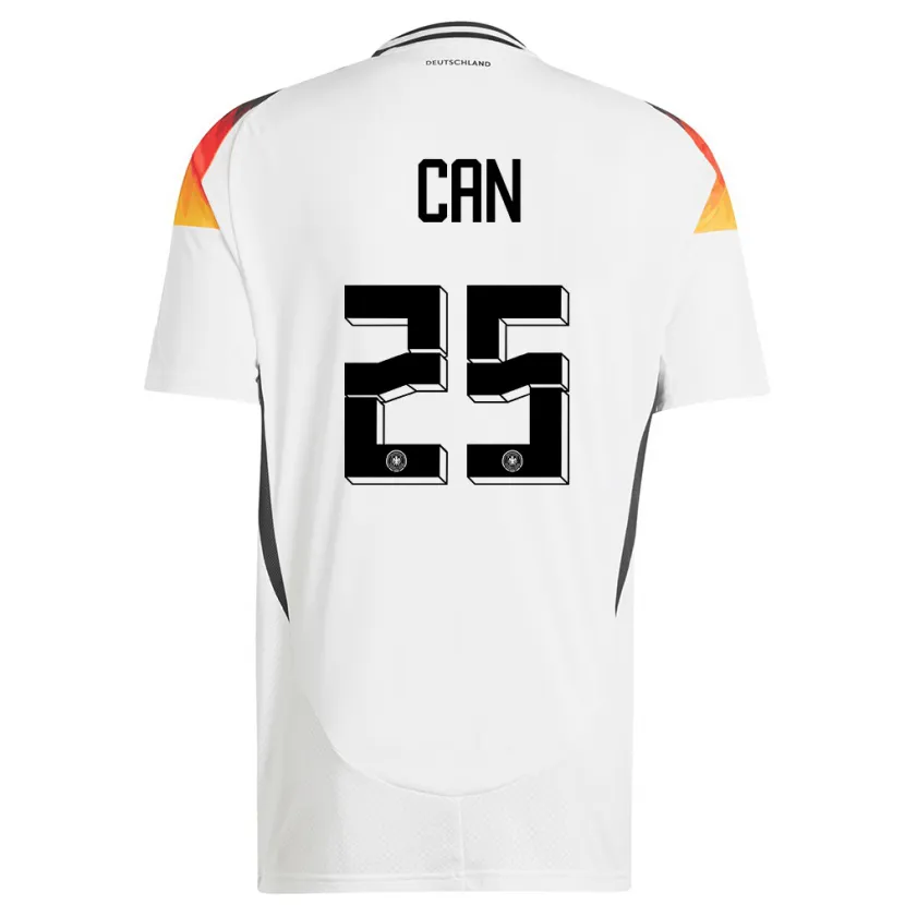 Danxen Børn Tyskland Emre Can #25 Hvid Hjemmebane Spillertrøjer 24-26 Trøje T-Shirt