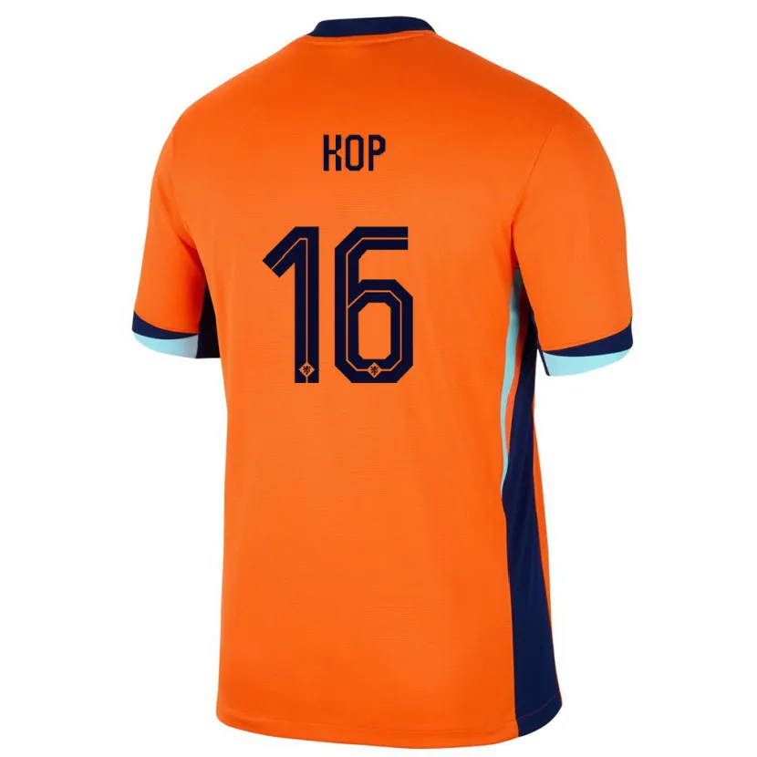 Danxen Børn Holland Lize Kop #16 Orange Hjemmebane Spillertrøjer 24-26 Trøje T-Shirt