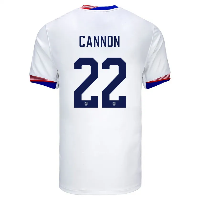 Danxen Børn Usa Reggie Cannon #22 Hvid Hjemmebane Spillertrøjer 24-26 Trøje T-Shirt