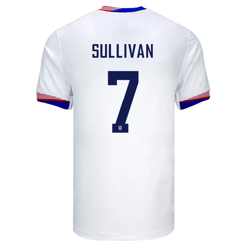 Danxen Børn Usa Quinn Sullivan #7 Hvid Hjemmebane Spillertrøjer 24-26 Trøje T-Shirt