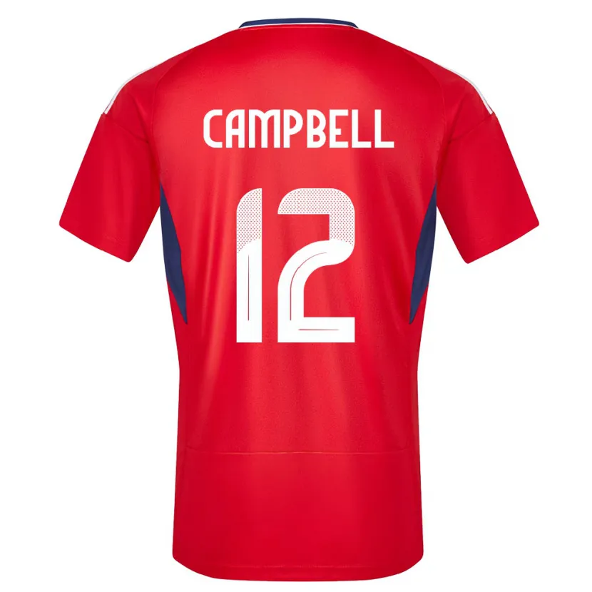 Danxen Børn Costa Rica Joel Campbell #12 Rød Hjemmebane Spillertrøjer 24-26 Trøje T-Shirt