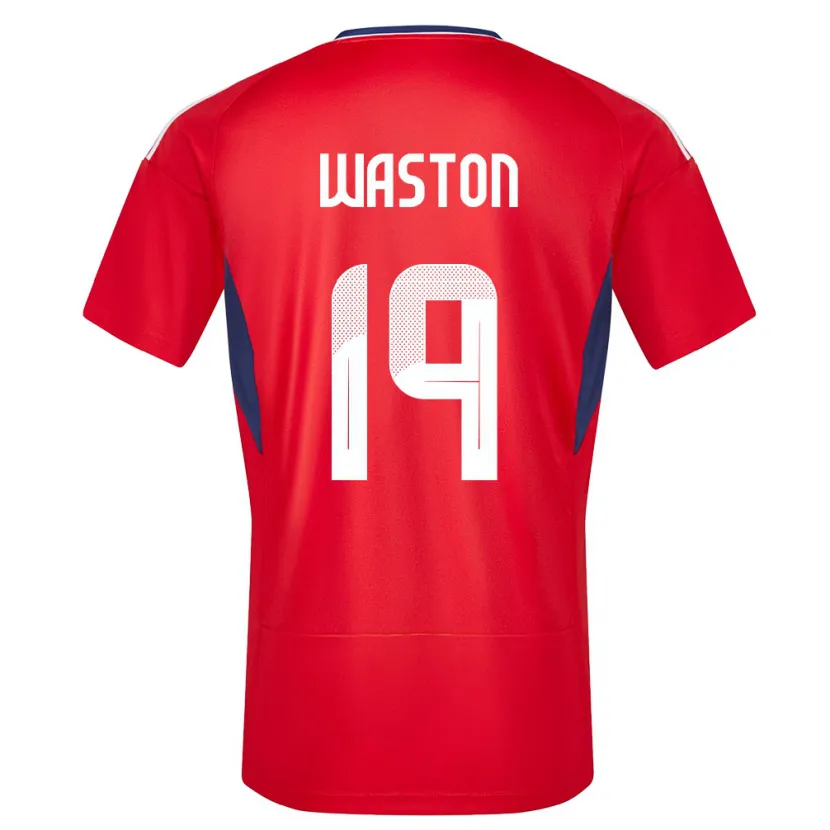 Danxen Børn Costa Rica Kendall Waston #19 Rød Hjemmebane Spillertrøjer 24-26 Trøje T-Shirt