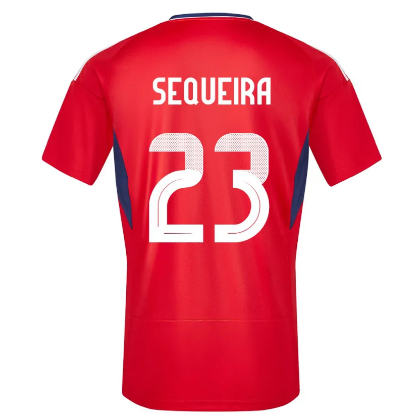 Danxen Børn Costa Rica Patrick Sequeira #23 Rød Hjemmebane Spillertrøjer 24-26 Trøje T-Shirt