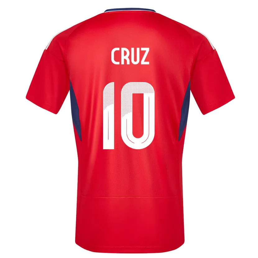 Danxen Børn Costa Rica Shirley Cruz #10 Rød Hjemmebane Spillertrøjer 24-26 Trøje T-Shirt