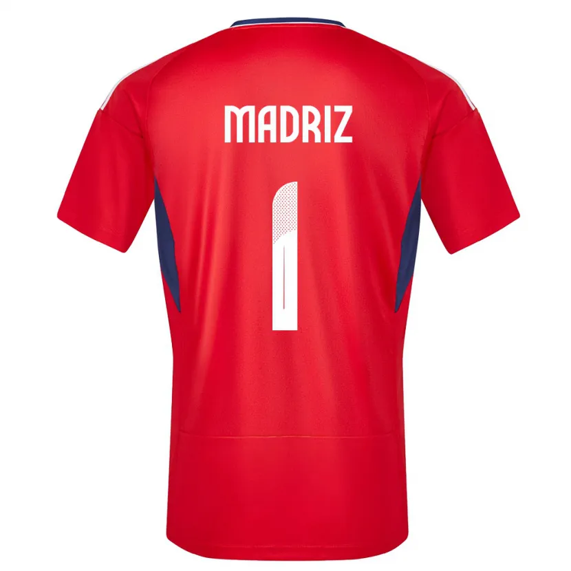 Danxen Børn Costa Rica Abraham Madriz #1 Rød Hjemmebane Spillertrøjer 24-26 Trøje T-Shirt