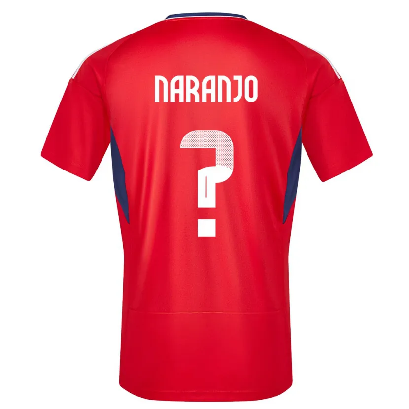 Danxen Børn Costa Rica Andry Naranjo #0 Rød Hjemmebane Spillertrøjer 24-26 Trøje T-Shirt