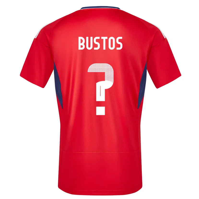 Danxen Børn Costa Rica Roy Bustos #0 Rød Hjemmebane Spillertrøjer 24-26 Trøje T-Shirt