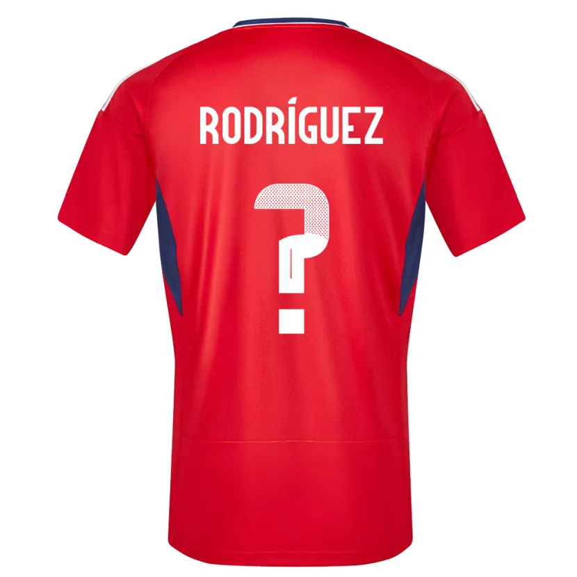 Danxen Børn Costa Rica Bradley Rodriguez #0 Rød Hjemmebane Spillertrøjer 24-26 Trøje T-Shirt